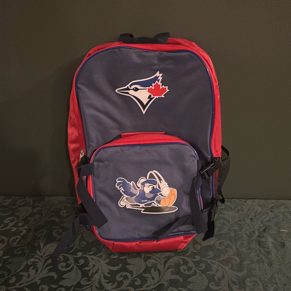 NWOT jr’s Blue Jays school bag and matching lunch bag